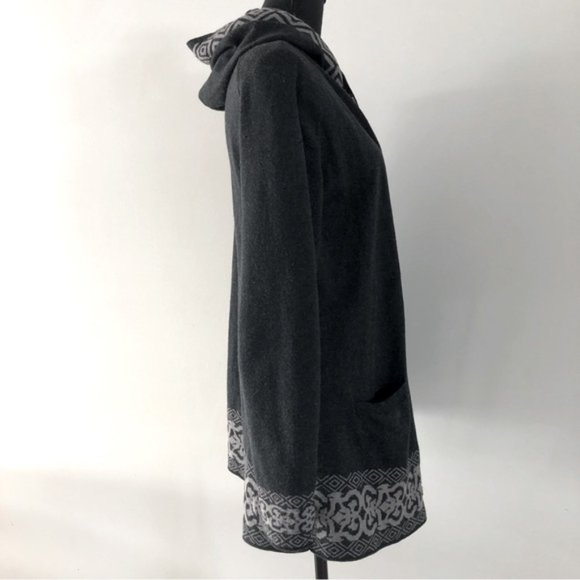 Womens Aventura Berlin Hooded Organic cotton blend zip up Cardigan size M - Picture 6 of 12